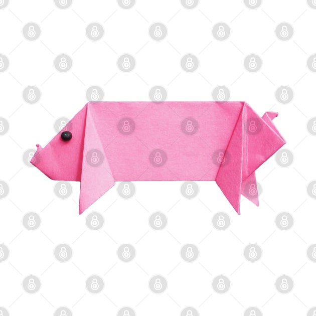 Cute origami pig by theorigamiuniverse