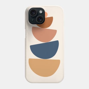 Boho minimal abstract shapes Phone Case