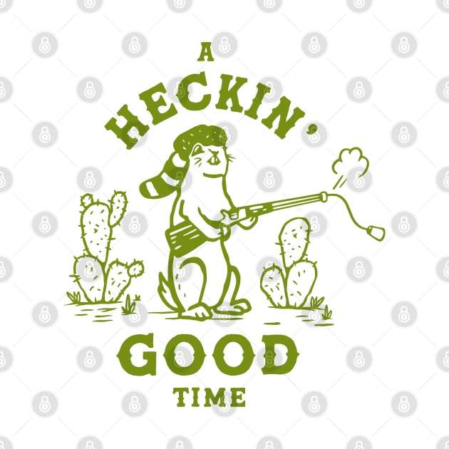 A Heckin' Good Time: Funny Western Prairie Dog Art by The Whiskey Ginger