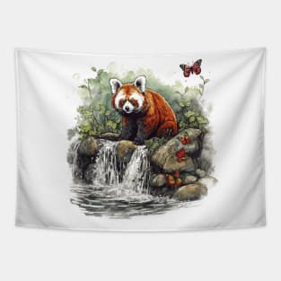 Red Panda Tapestry