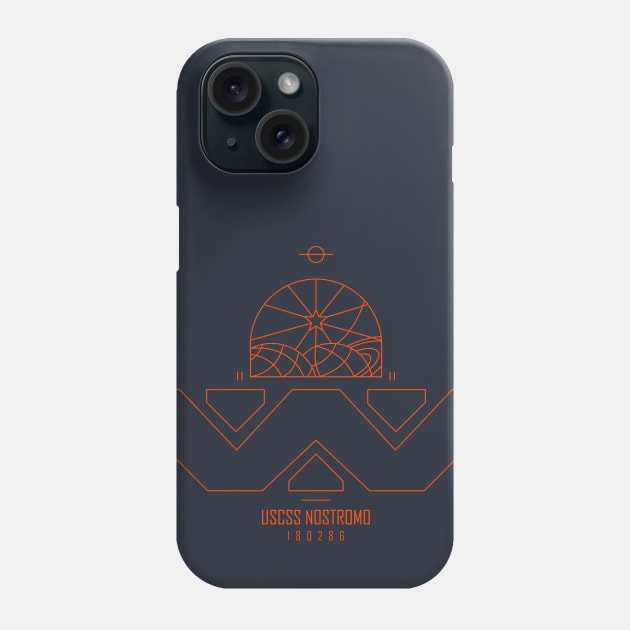 USCSS Nostromo v01 Phone Case by BadBox