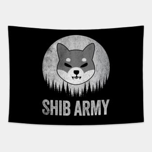 Vintage Shiba Inu Coin To The Moon Crypto Token Cryptocurrency Wallet HODL Birthday Gift For Men Women Tapestry