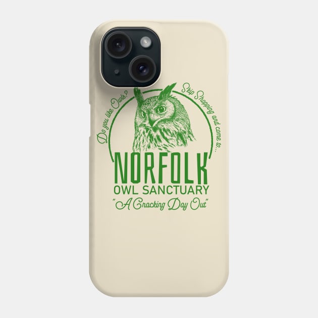 Norfolk Owl Sanctuary Phone Case by Meta Cortex