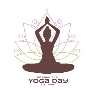 Yoga Serenity: Celebrating Yoga Day T-Shirt