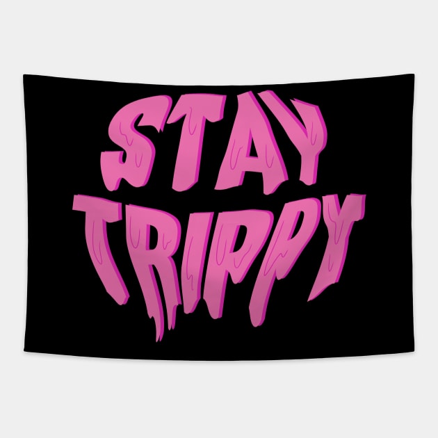 Pink trippy tapestry new arrivals