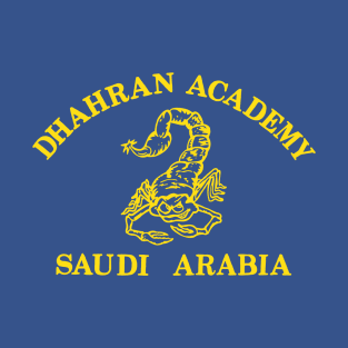 Dhahran Academy scorpion in yellow T-Shirt