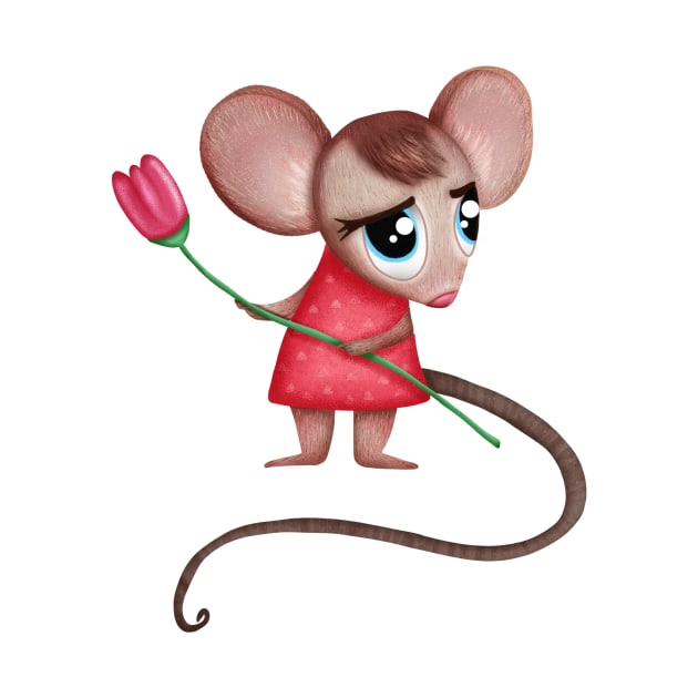 charming mouse by miladigiart