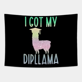 I Got My Dipllama Tapestry