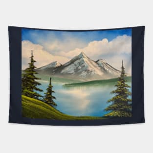 Peaceful Mountain Tapestry