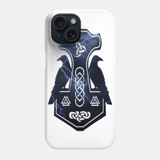 Lightning Bolt Thor's Hammer Phone Case