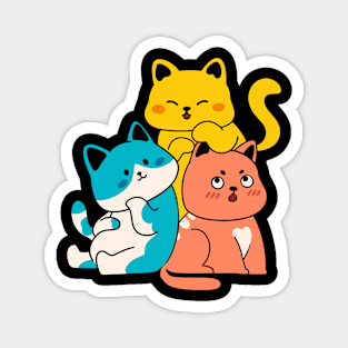 Cute Cats! Magnet