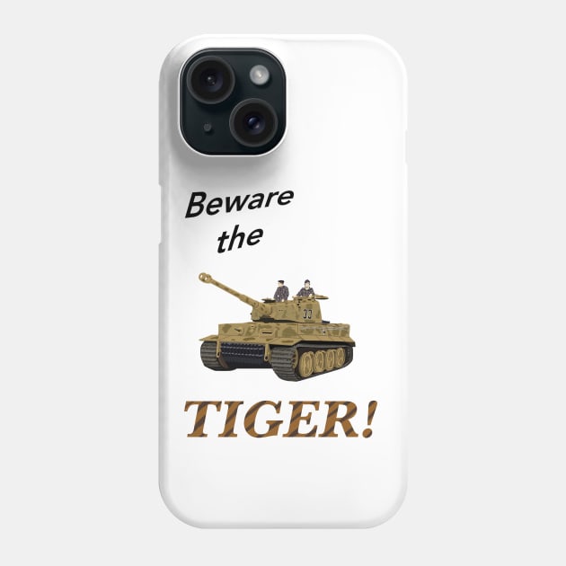 Tiger Tank Phone Case by Wayne Brant Images