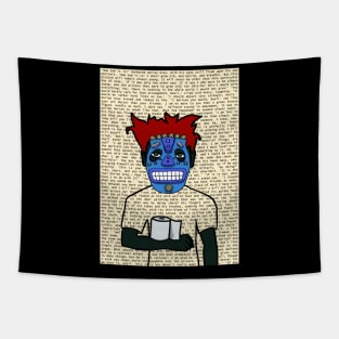 Charming Personality: A Whimsical Portrait Tapestry