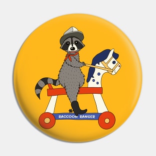 The Raccoon Ranger Pin