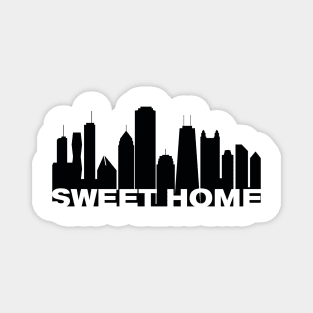 Sweet Home Chicago Skyline Magnet
