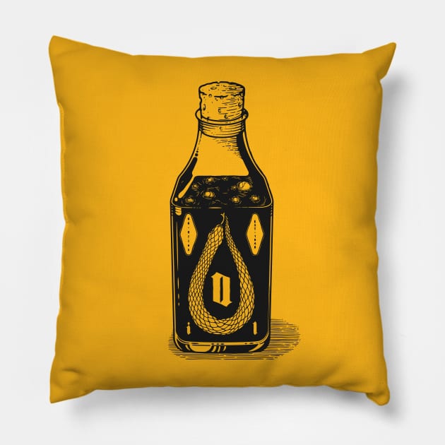 Snake Oil Pillow by andbloom