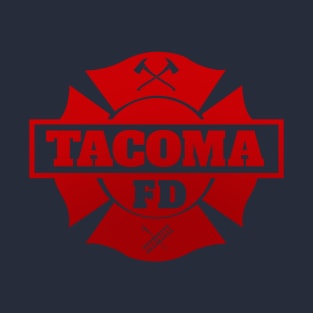 Tacoma FD - TV Show - Badge Logo v1 T-Shirt