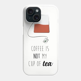 Coffee Is Not My Cup Of Tea Phone Case