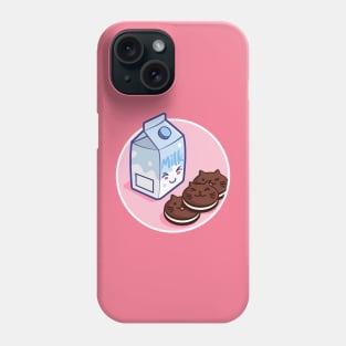 Cute Milk Cookies and Cream Phone Case