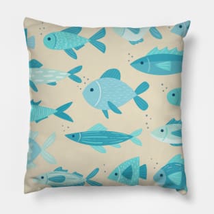 Fish school Pillow