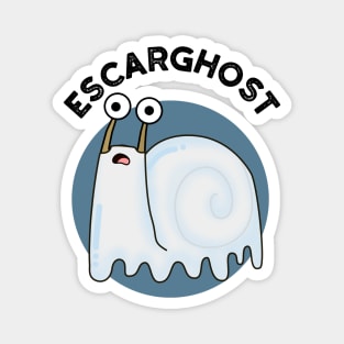 Escarghost Funny French Ghost Snail Pun Magnet