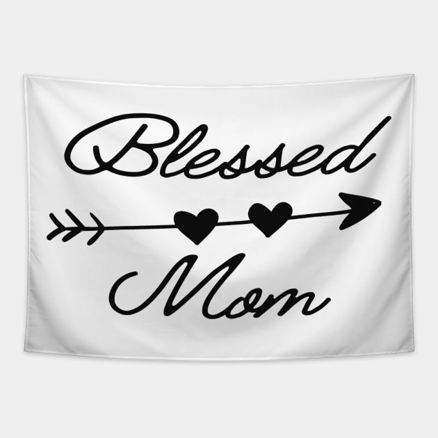 Mom - Blessed Mom Tapestry by KC Happy Shop