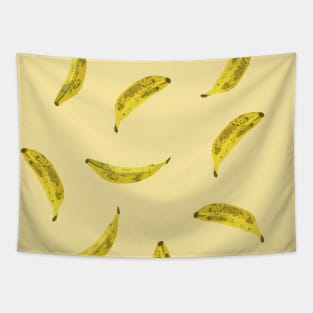 Bananas, Tropical Fruit Watercolor Tropical Tapestry