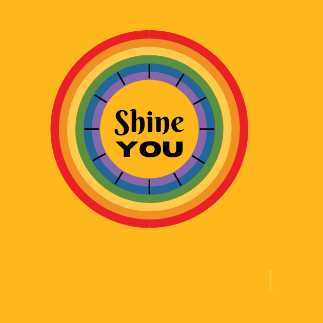 Shine YOU by Rebecca Abraxas - Brilliant Possibili Tees