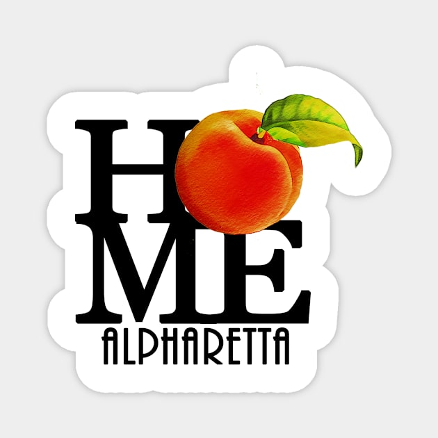 HOME Alpharetta Georgia Magnet by Georgia