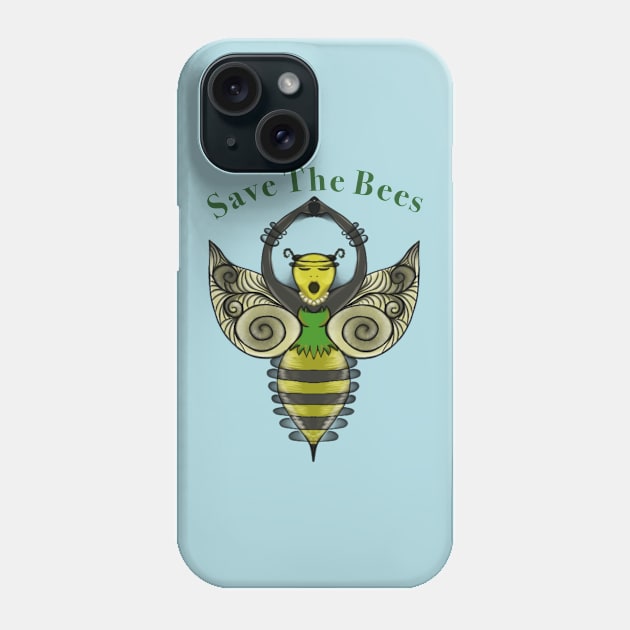 Save The Bees Phone Case by TonyaRoach143