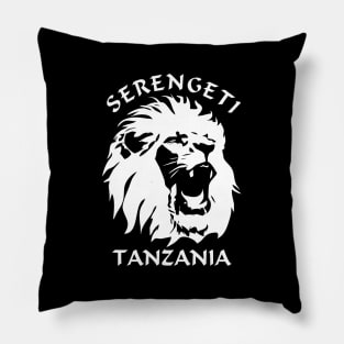 Lion Face | Serengeti Tanzania Pillow