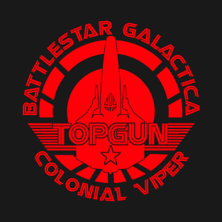 Battlestar Galactica Colonial Viper Topgun T-Shirt