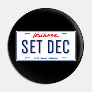 LA Set Dec Plate 1 Pin