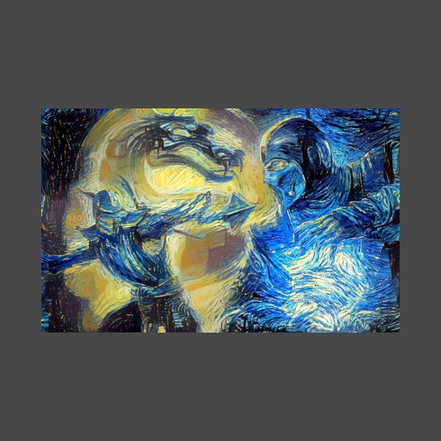 Mortal Kombat Scorpion vs Sub Zero Starry Night by Starry Night