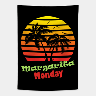 Margarita Monday 80s Sunset Tapestry