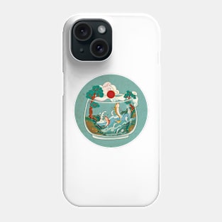 Minhwa: Jumping Carps Terrarium E Type (Korean traditional/folk art) Phone Case