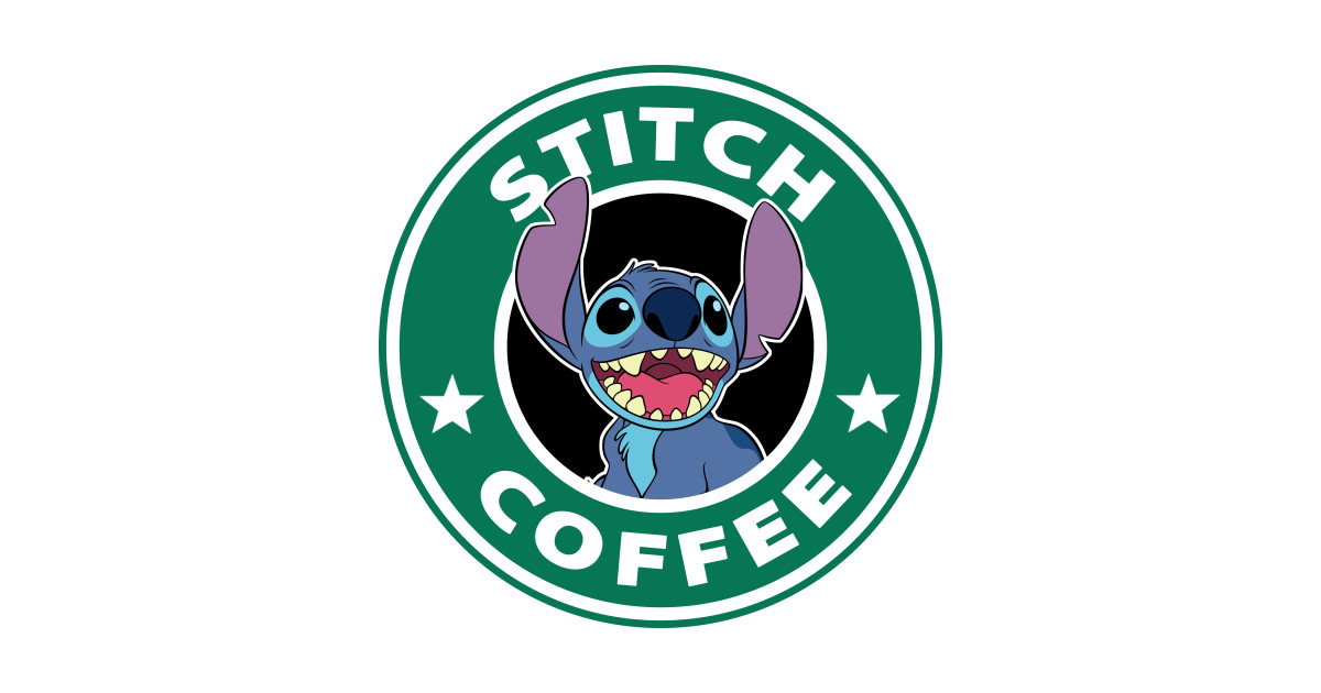 Stitch Coffee Stitch Sticker TeePublic