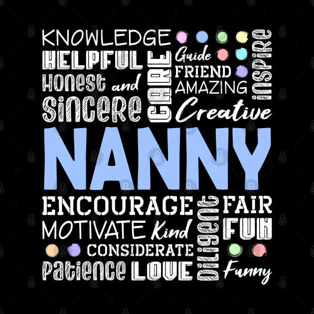 Nanny Love Words by White Martian