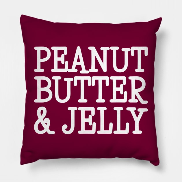 Peanut Butter & Jelly Pillow by amyvanmeter