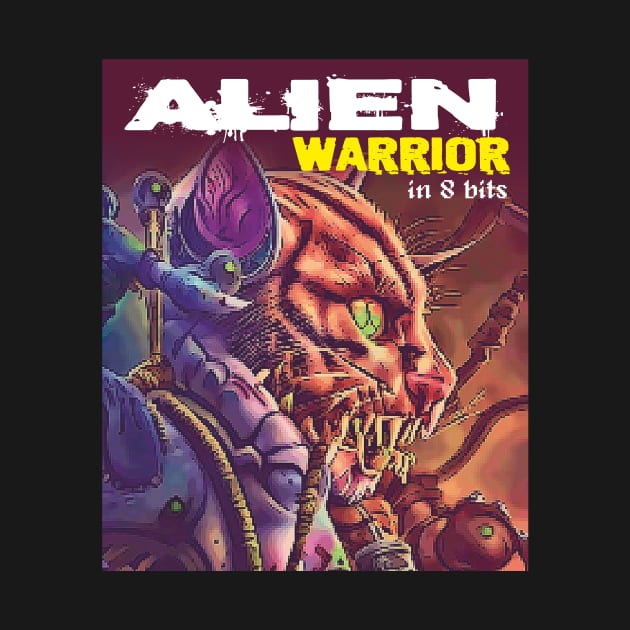 ALIEN WARRIOR in 8 bits by kokonft