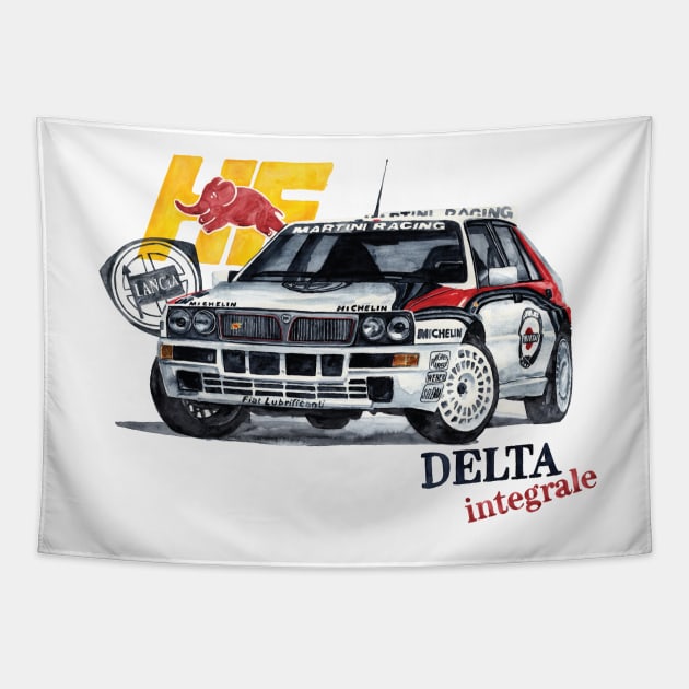 Delta Integrale Tapestry by dareba