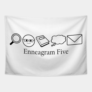 Enneagram 5 T-Shirt | Enneagram Type 5 | Investigator | Cerebral | Enneagram Gifts | Unisex - Men & Women's Tee Tapestry