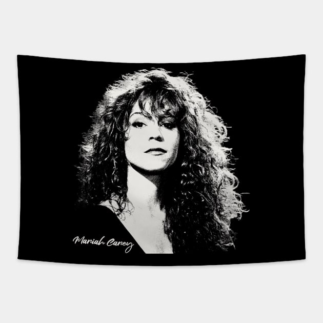 Mariah Carey  Retro Style Tapestry by GekNdangSugih