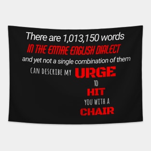 There are 1 million, 13 thousand words meme Tapestry