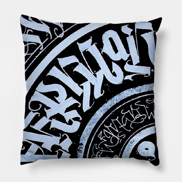 NewCalligraphy Pillow by BeN1HaNa