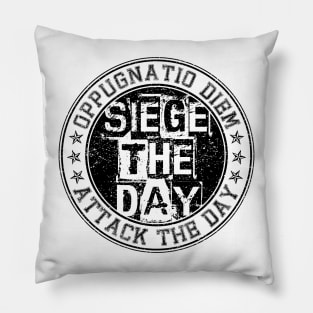 Siege The Day - Black [GTA] Pillow