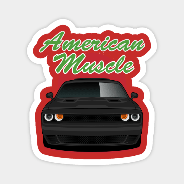 american muscle car Magnet by masjestudio