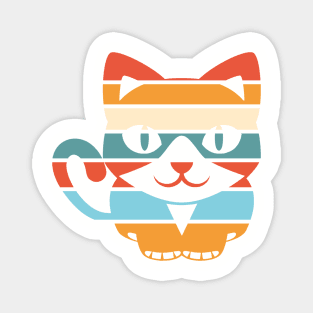 Striped Cat Magnet