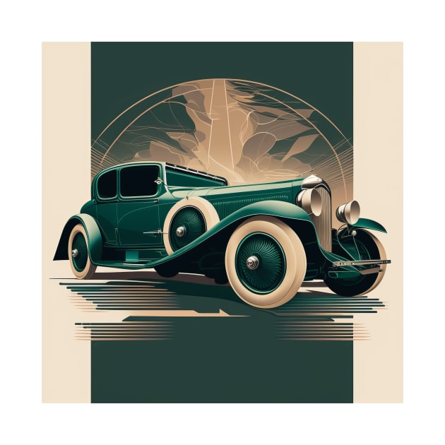 Art Deco Style Cars by TheArtfulAI