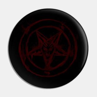 bloody pentagram Pin